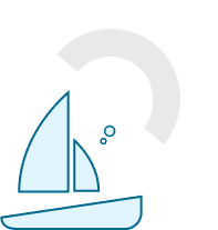 Yacht laundry service icon